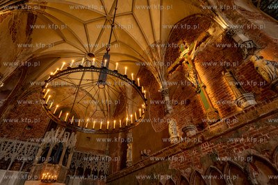 Wnętrze kościoła NMP na zamku w Malborku.
13.09.2023
fot....