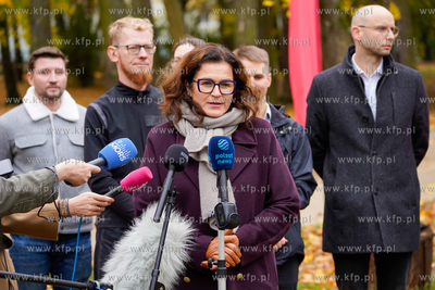 Park Przymorze. Inauguracja cyklu jesiennych nasadzeń...