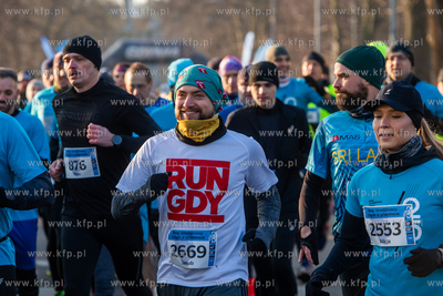 Bieg Urodzinowy w Gdyni. 09.02.2025 fot. Paweł Marcinko...
