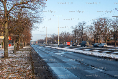 Ul. Hallera w Gdańsku Wrzesczu przed planowanym remontem....