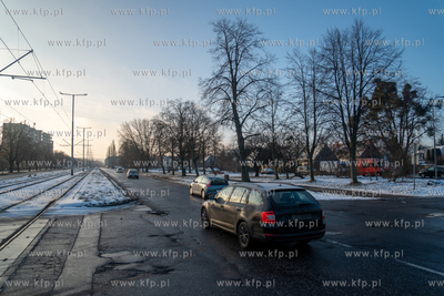 Ul. Hallera w Gdańsku Wrzesczu przed planowanym remontem....