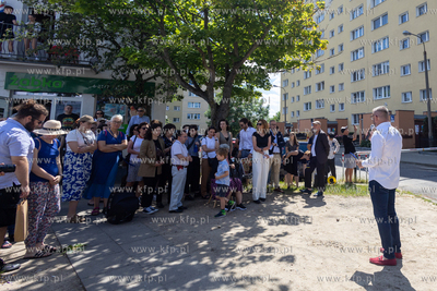 Gdańsk, ul. Warneńska 4. Mural upamiętniający Rafała...