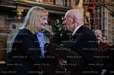 Gdansk. Dwor Artusa. Uroczysta Sesja Rady Miasta. Nadanie...