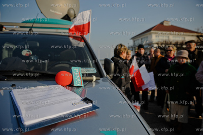 Sopot. Plac przed wejsciem na molo. Tydzien Flagi z...