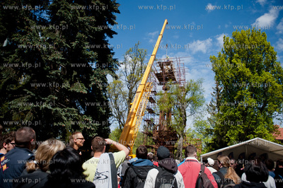 Gdansk. Ceremonia umieszczenia figury Alegorii Nauki...