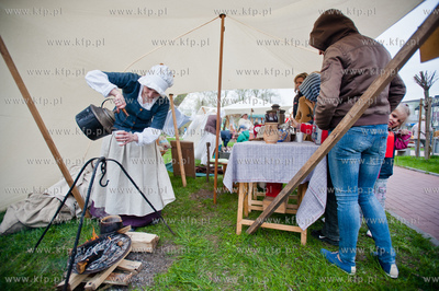 Obchody Swieta Konstytucji 3 Maja w Pruszczu Gdanskim.
Nz...