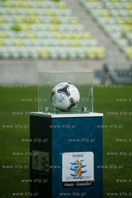 Gdansk. Stadion PGE Arena. Konferencja prasowa pt....