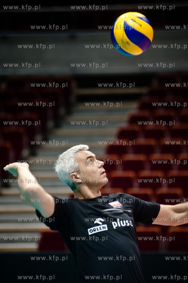 Gdansk. Ergo Arena. Trening reprezentacji Polski w...