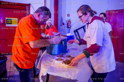 Gdansk. Centrum Stocznia Gdansk. Wigilia dla ubogich,...