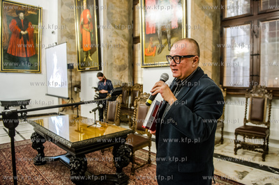 Gdansk. Wielka Sala Wety Ratusza Glownego Miasta. Promocja...