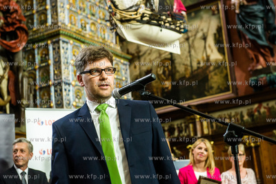 Gdansk. Dwor Artusa. Uroczystosc wreczenia Nagrody...