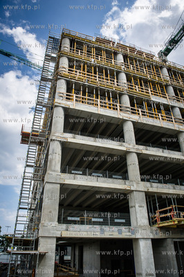 Gdansk. Oliwa. Uroczystosc wmurowania kamiena wegielnego...