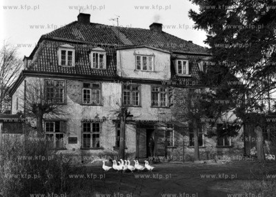 Dworek z XVII wieku przy ulicy Bytowskiej w Gdansku...