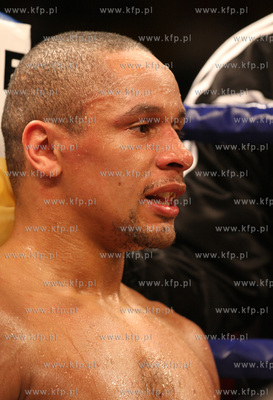 Gdynia, Gala boksu zawodowego. Nz. Domingos N.Monteneiro
09.05.2009
fot....