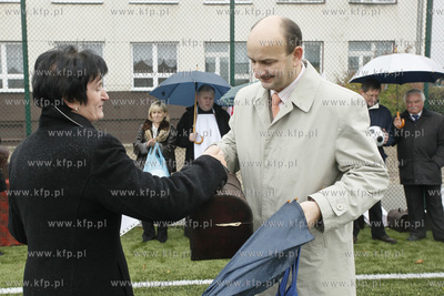 Pszczolki. Uroczyste otwarcie kompleksu boisk sportowych...