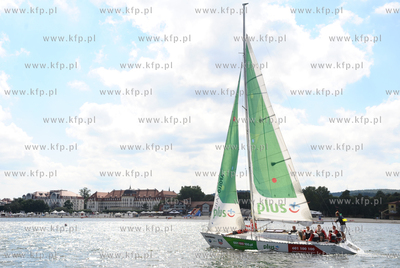 Sopot - molo. Polska - Brazylia na Morzu Baltyckim....