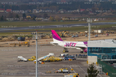 Gdansk, Rebiechowo. Rozbudowa Portu Lotniczego Gdansk...