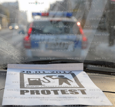 Kierowcy z Gdyni i okolic protestowali wspolnie przeciwko...