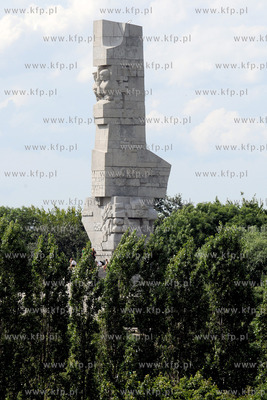 Pomnik Obroncow Wybrzeza na Westerplatte w Gdansku...