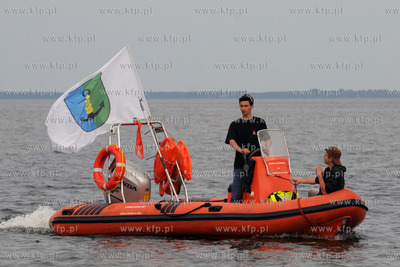 XII edycja Marszu Sledzia przez Zatoke Pucka na trasie...