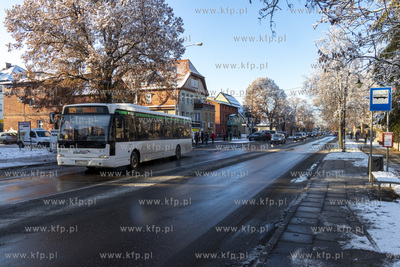 Ulica Chopina w Pruszczu Gdański. 
9.12.2022
fot....