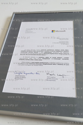 XVII LO w Gdyni pierwszą flagową szkołą Microsoft...