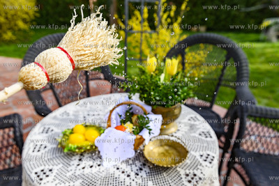 Dobrzewino. Wielkanoc 2020. Z powodu panującej pandemii...