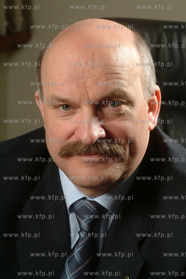 Pawel Olechnowicz - prezes Rafinerii Gdanskiej.21.02.2003fot....