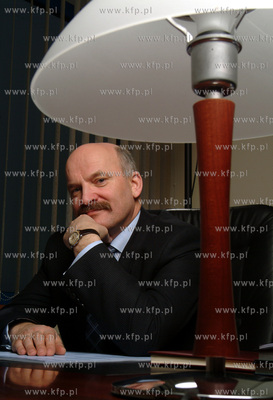 Pawel Olechnowicz - prezes Rafinerii Gdanskiej.21.02.2003fot....