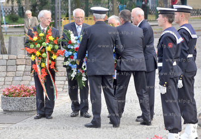 Spotkanie prezydentow Grupy Wyszehradzkiej. Ceremonia...