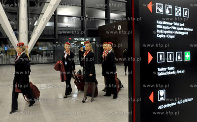 Pierwszy dzien funkcjonowania nowego terminalu T2 gdańskiego...