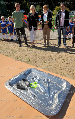 Otwarcie silowni zewnetrznej we wsi Sulmin na Kaszubach....