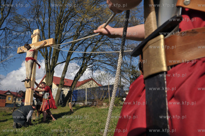 Misterium Meki Panskiej w Zukowie na Kaszubach. 13.04.2014...