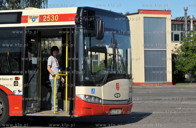 Zajezdnia autobusow miejskich ZKM na al. Generala Jozefa...