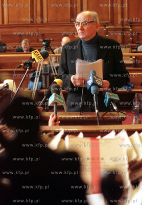 Proces grudnia '70 w Sadzie Wojewodzkim w Gdansku....