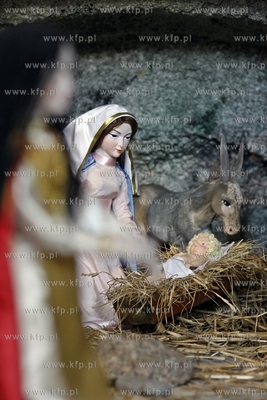 Kosciol sw. Trojcy w Gdansku. Ruchoma szopka. 27.12.2014...