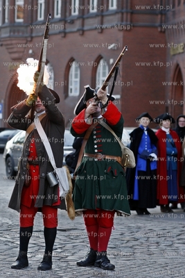 Gdańsk. Plac między Złotą Bramąi Katownią. Historyczna...