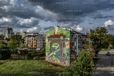 Gdańsk Letnica. Uroczyste odsłonięcie muralu poświęconego...