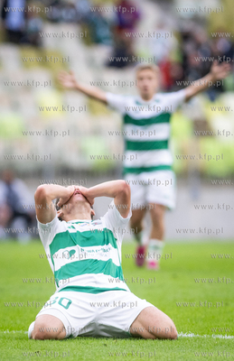Ekstraklasa. Lechia Gdańsk - Radomiak Radom. Nz. Maksym...