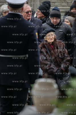 Gdańsk. Cmentarz Srebrzysko. Pogrzeb prof. Andrzeja...