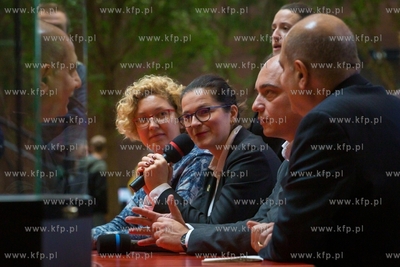 Konferencja prasową podsumowującą odbiór nagrody...