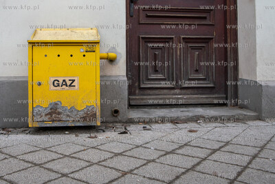 Skrzynka przyłącza gazowego. 19.01.2022 / fot. Anna...
