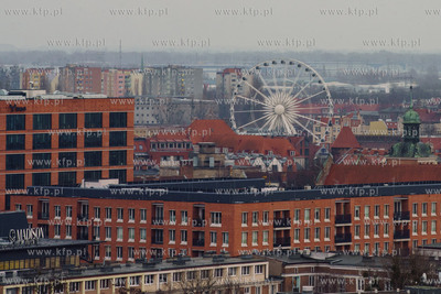 Panorama Gdańska z Góry Gradowej. 1.02.2022 / fot....