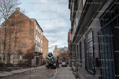 Rewitalizacja Biskupiej Górki. Prace na ul. Biskupiej....