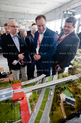 Gdansk. Matarnia. Kolej na PKM - Dzien Otwarty powstajacej...