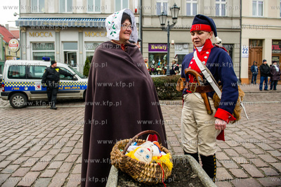 Tczew. Plac Hallera. Piata inscenizacja historyczna...