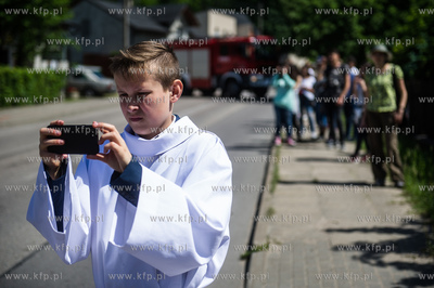 Szymbark. Procesja Bożego Ciała w Parafii św. Teresy...