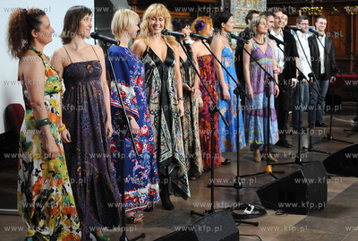 Gdansk, Dwor Artusa. Prezydent Gdanska Pawel Adamowicz...