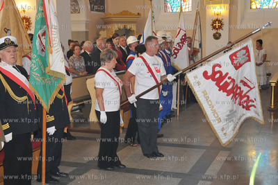 Rumia. W ramach obchodow 30-lecia Solidarnosci w  kosciele...