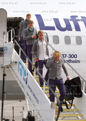 Port Lotniczy Gdansk im. Lecha Walesy, przylot reprezentacji...